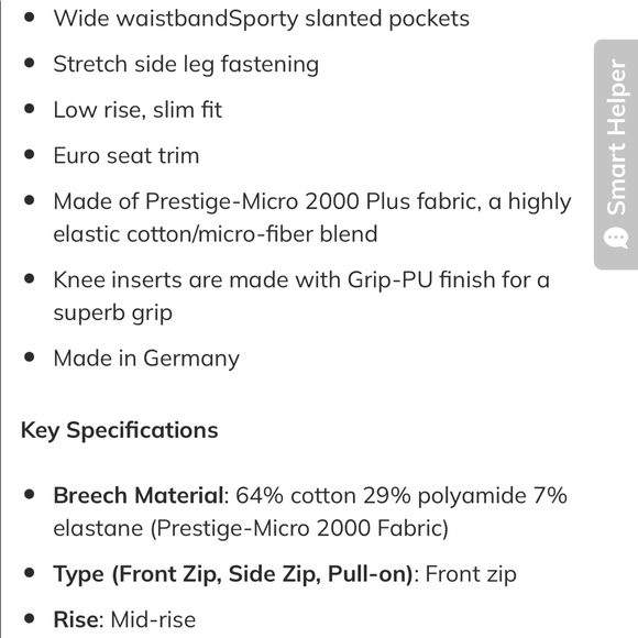 Women's Gray Riding Pants - Picture 11 of 11